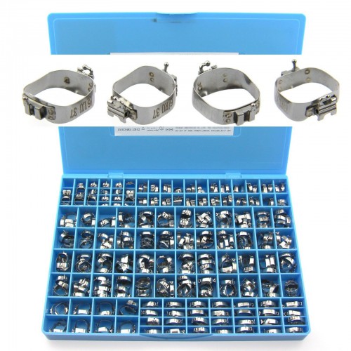 85-Set Dental Orthodontic Molar Bands MBT 022 Pre-Welded with Single Tube Convertible Buccal Tubes & Lingual Sheath image 1