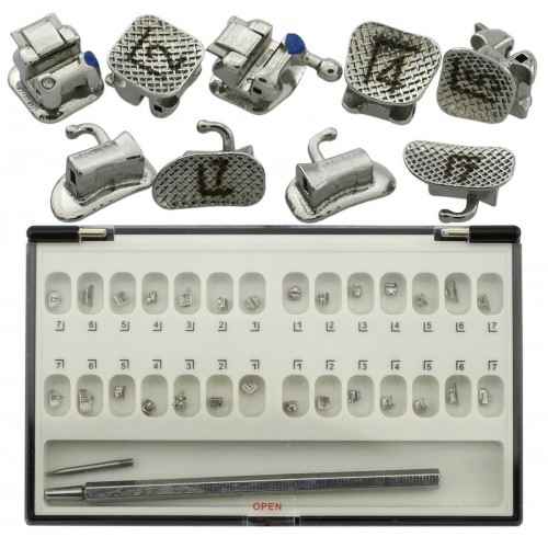 Professional Dental Self Ligating Meta Brackets Braces Buccal Tubes 1St 2Nd Molar & Tool image 1