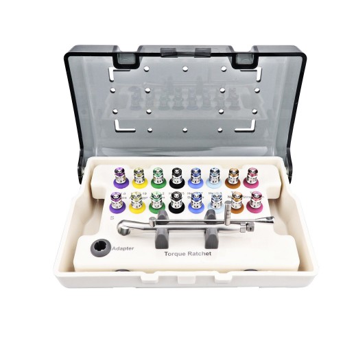 Professional Dental Implant Torque Wrench Ratchet 10-70NCM with Screwdriver Kit image 1