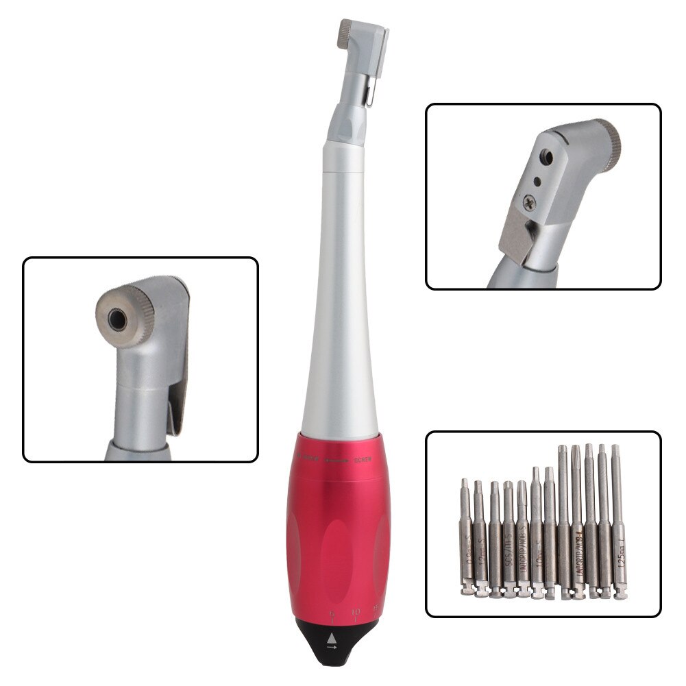 Dental Implant Torque Wrench Handpiece Ratchet Implant Latch Head Handpiece 12-Piece Screwdrivers image 3