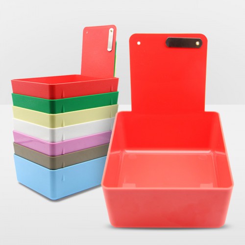 Professional Dental Lab Plastic Work Pans for Teeth Models with Clip Holder JG-2514 image 1