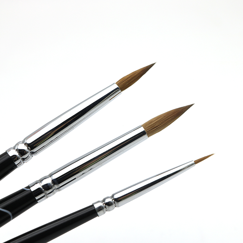 5-Piece Dental Lab 0# 6# 8# Sable Porcelain Ceramic Brush Pen image 2