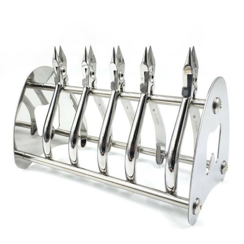 5-Piece Dental Stainless Steel Stand Holder for Orthodontic Pliers Forceps Scissors image 1
