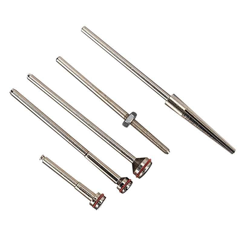 100-Piece Dental Lab Polishing 2.35mm Shank Steel Mandrel image 2