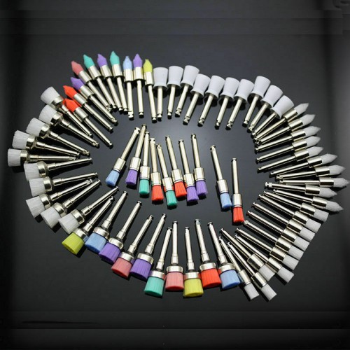 1,000-Piece Dental Nylon/Rubber/Bristles Polishing Brush Polisher Prophy Cup Prophylaxis image 1