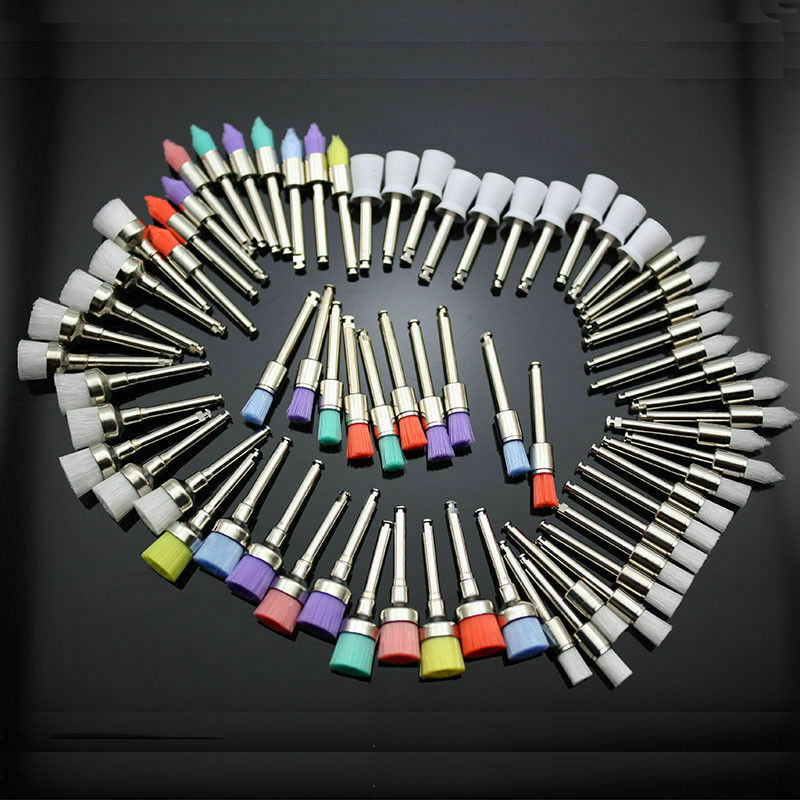 1,000-Piece Dental Nylon/Rubber/Bristles Polishing Brush Polisher Prophy Cup Prophylaxis image 2