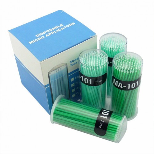 1,000-Piece Disposable Dental Micro Applicator Brush Pack