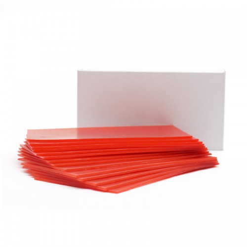 1 Box Professional Dental Lab Base Plate Wax Orthodontic Base Plate Red Utility Wax Sheets image 1
