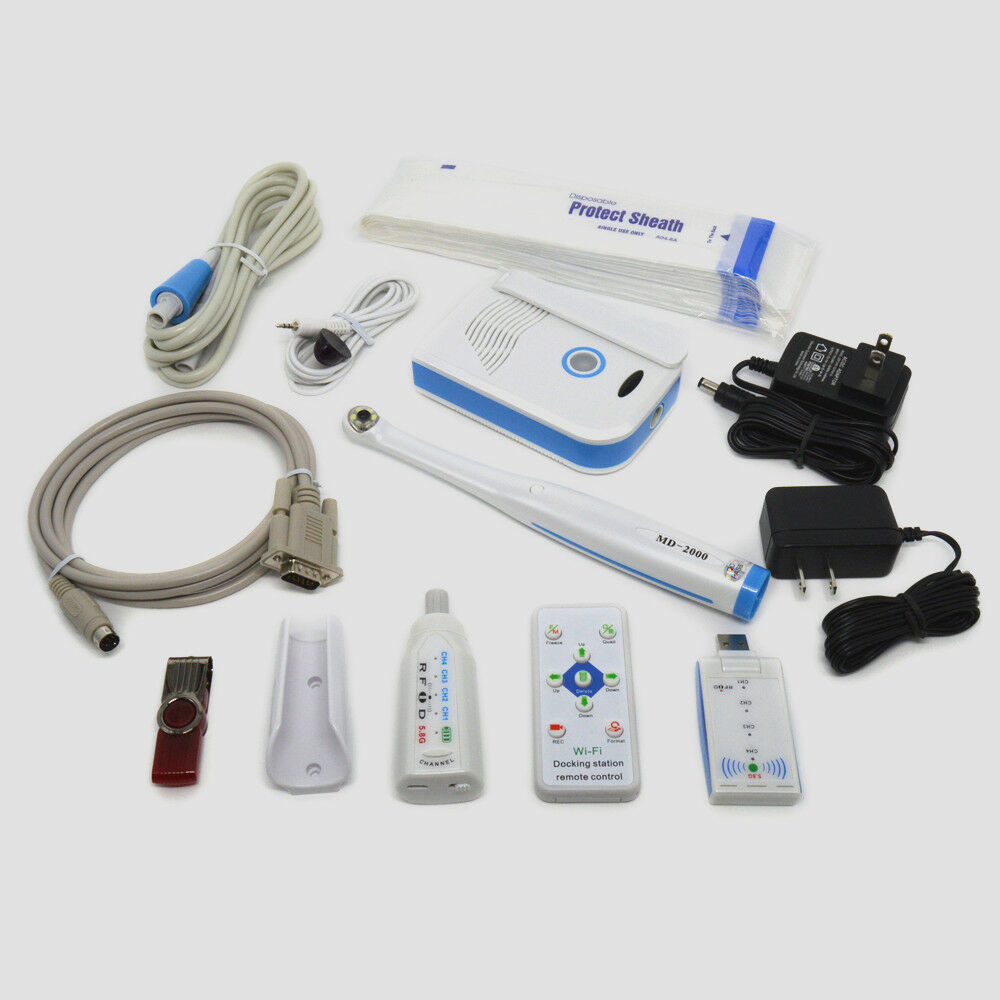 MD2000AW Professional Dental WIFI Wireless Intra-Oral Intraoral Camera 2.0 Mega Pixels 1/4 Sony CCD image 3