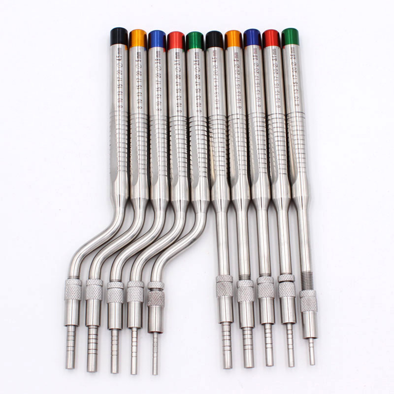 5-Piece/Set Dental Implant Osteotome Instrument Mandibular Sinus Elevator Tool Concave Tips Sinus Lifting Device Implant Bone Extruder image 3