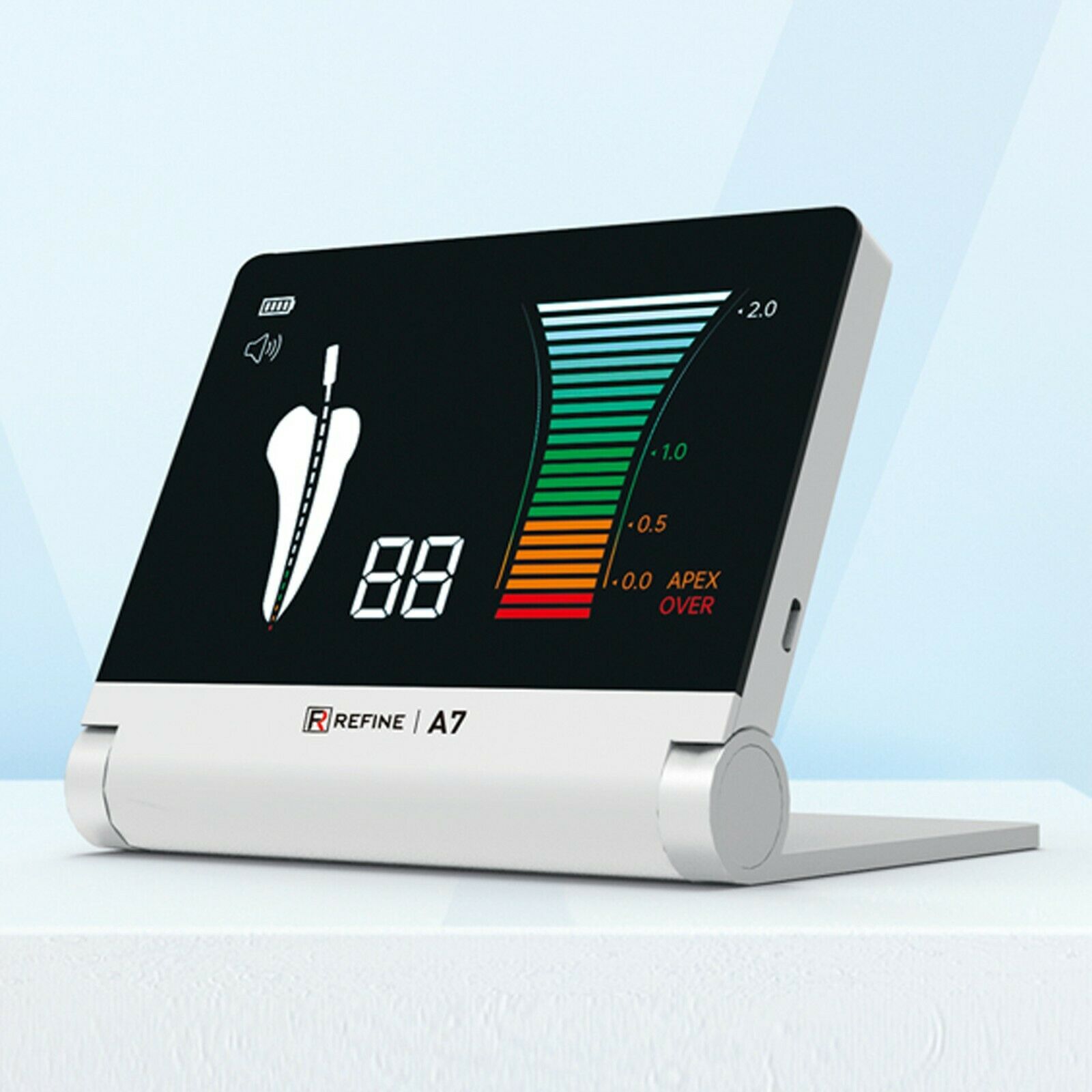 Professional Dental Apex Locator a7 Foldable with 5.1" LCD Screen 2 in 1 Type image 2