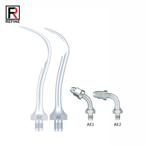 10-Piece Refine Dental Scaler Tips a1 a2 AE1 AE2 for Amdent LM Ultrasonic Scaler Handpiece image 1