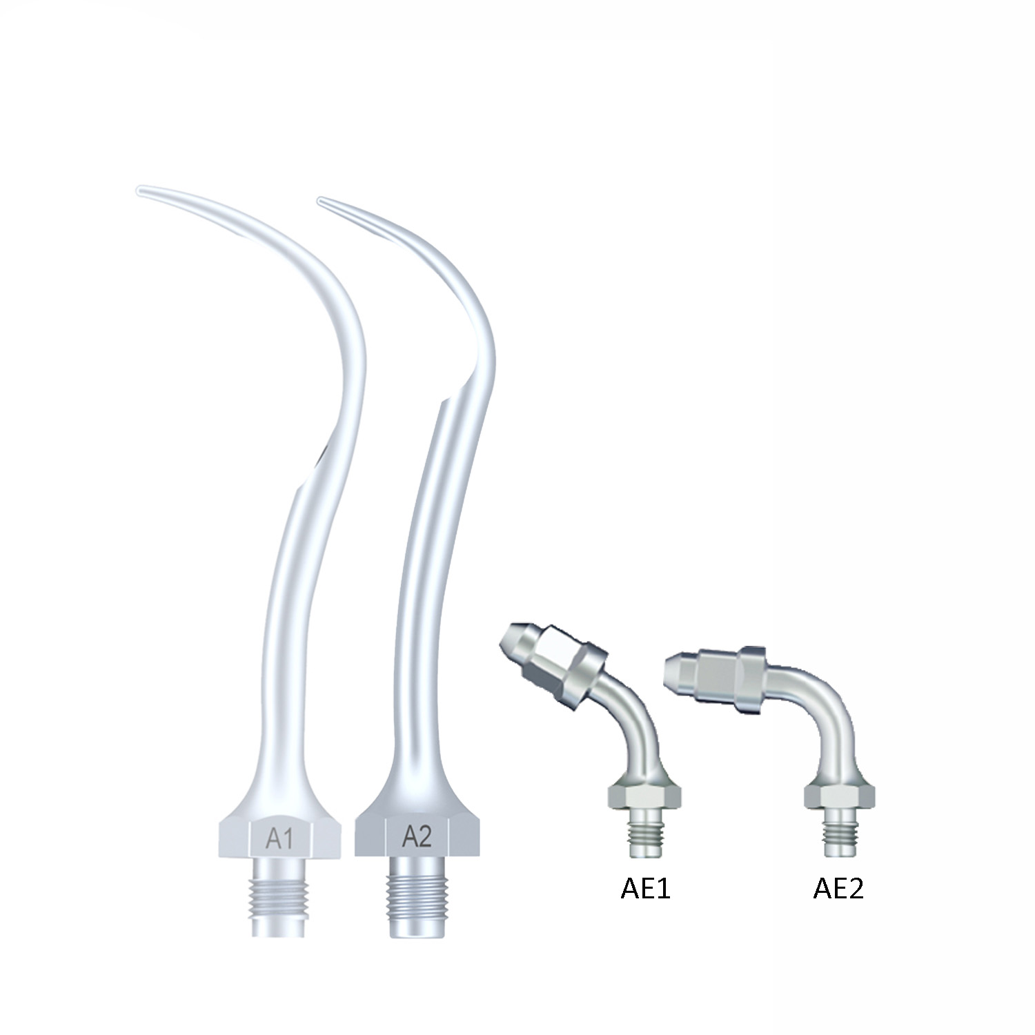 10-Piece Refine Dental Scaler Tips a1 a2 AE1 AE2 for Amdent LM Ultrasonic Scaler Handpiece image 3