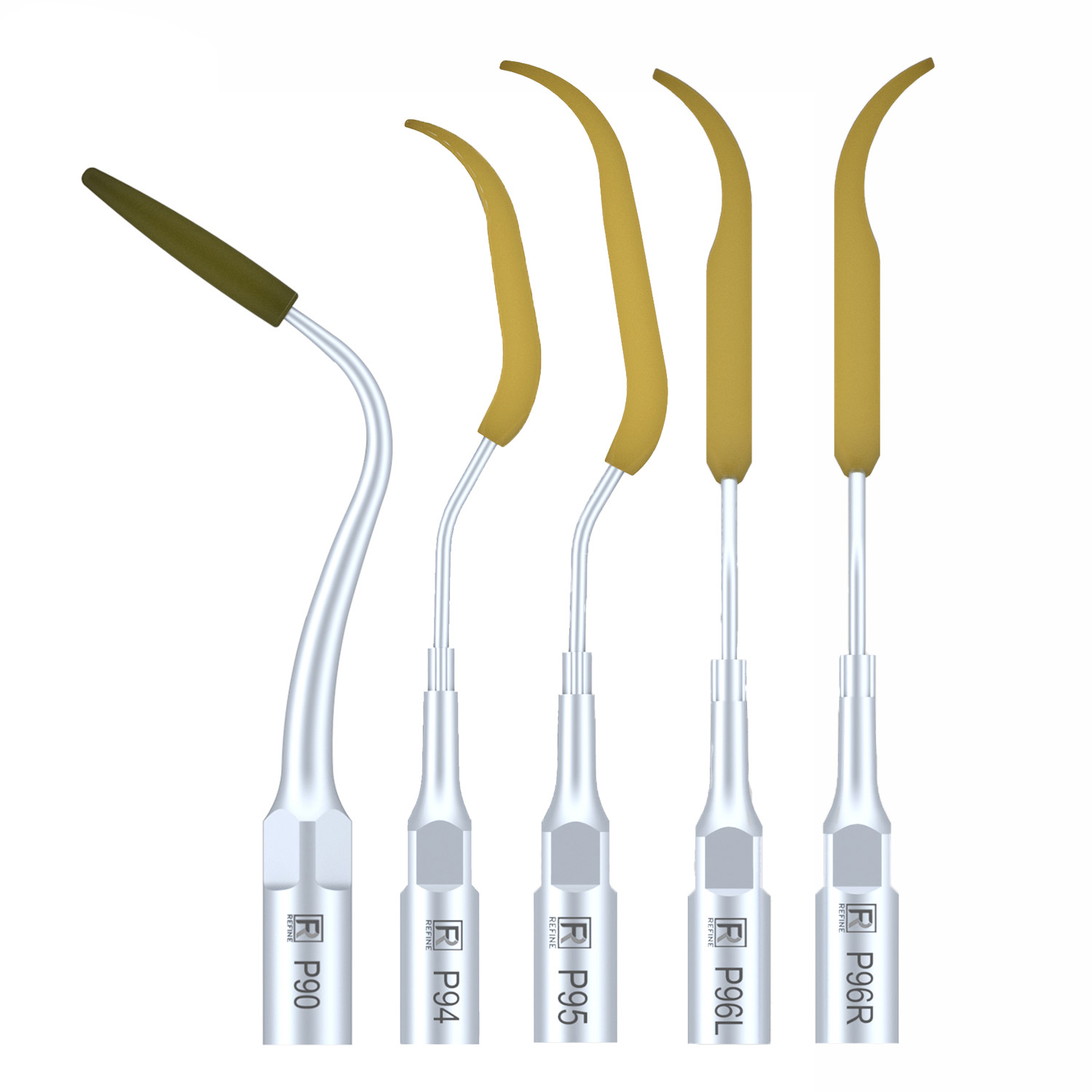 5-Piece Dental Tips P90 P94 P95 P96L P96R, Compatible with for REFINE EMS MECTRON Woodpecker image 3
