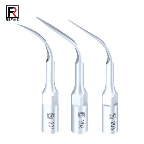 5-Piece Ultrasonic Scaling Tips 201 202 203, Compatible with KaVo PiezoLed Ultrasonic Scaler Handpiece image 1