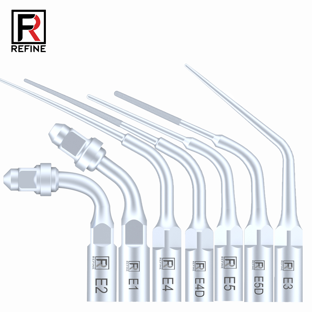 5-Piece Dental Scaler Implant Tips E1 E2 E3 E4 E6 E7 E8 E9 E10 E11 E14 E15 for REFINE EMS MECTRON WOODPECKER image 2