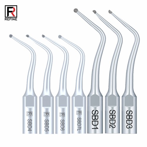 5-Piece Ultrasonic Scaler Tips SBD1 SBD2 SBD3 SBD4 SBD5/6 SBDR SBDL SBD7L SBD7R for SATELEC NSK DTE image 1