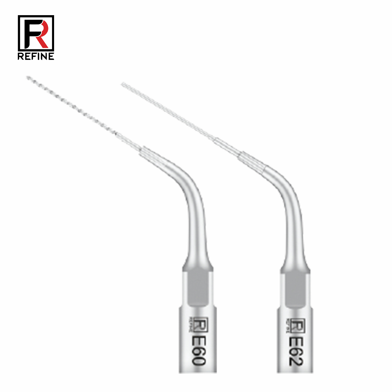 5-Piece Dental Ultrasonic Implant Tips E60 E62 for REFINE EMS MECTRON WOODPECKER Scaler Handpiece image 2