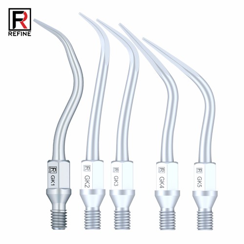 5-Piece Dental Scaler Scaling Tips GK1 GK2 GK3 GK4 GK5 GK6 GK7 GK12 GK14 GK16, Compatible with KaVo SONICflex Scaler Handpiece image 1