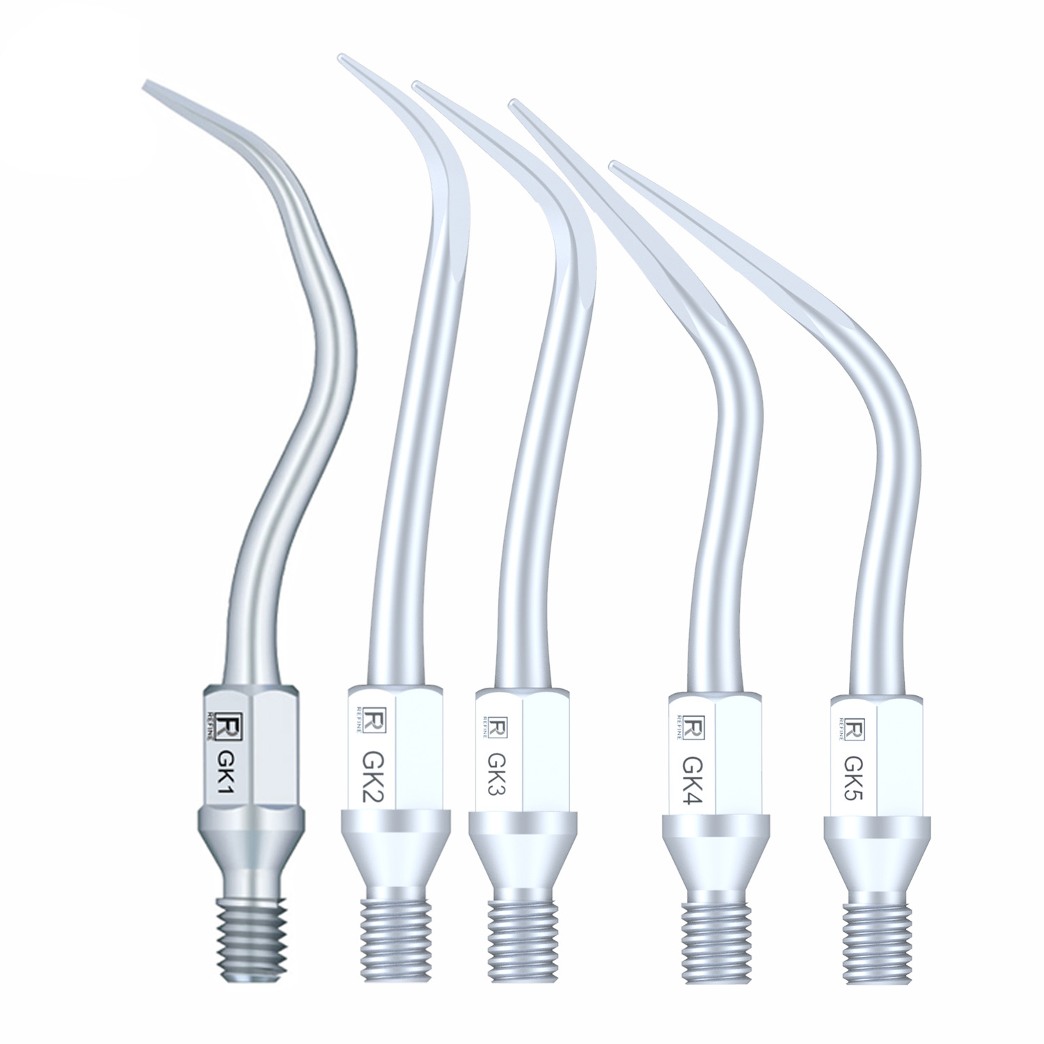 5-Piece Dental Scaler Scaling Tips GK1 GK2 GK3 GK4 GK5 GK6 GK7 GK12 GK14 GK16, Compatible with KaVo SONICflex Scaler Handpiece image 3