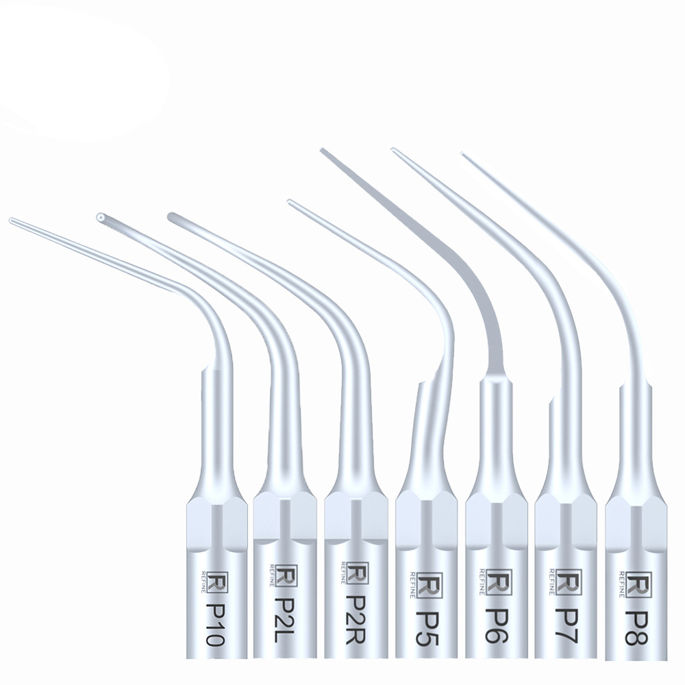 5-Piece Dental Tips P2L P2R P2LD P2RD P5 P6 P7 P8 P10 P11 P12 P14L, Compatible with for Refine EMS Woodpecker Scaler Handpiece image 3