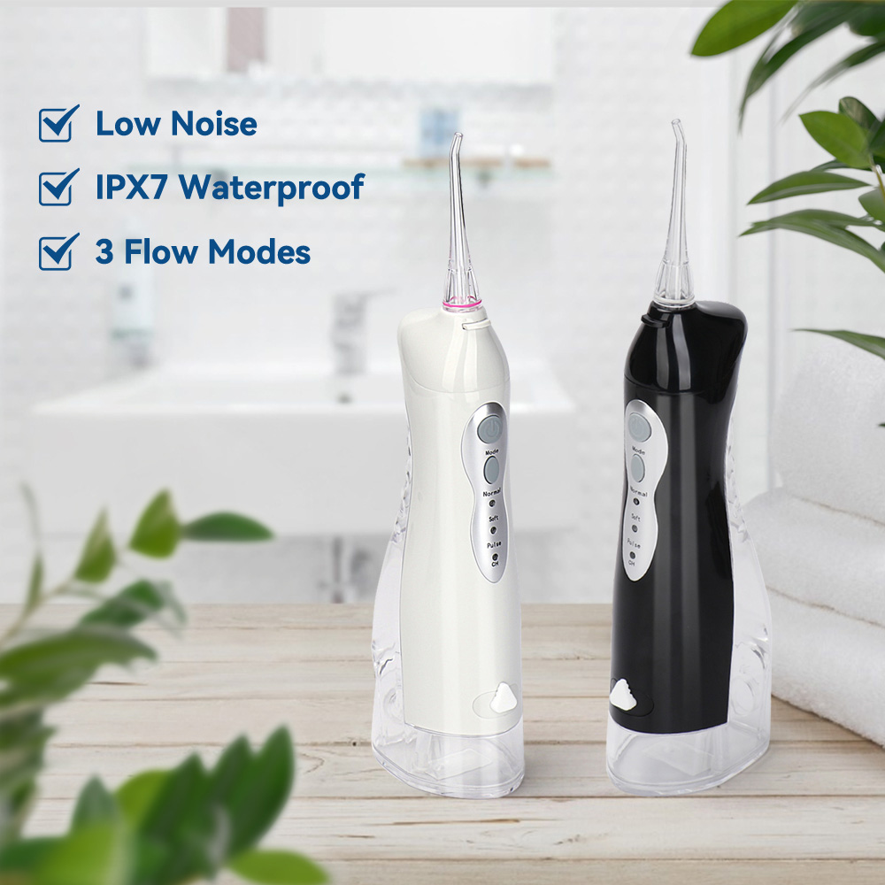 Portable Oral Irrigator USB Rechargeable Professional Dental Water Jet Water Tank Waterproof Travel Family image 3