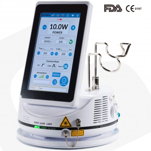Gigaa Laser CHEESE II Mini Professional Dental Diode Laser Soft Tissue Laser Machine 7W-15W 810/980nm 7 Inch Touch Screen image 1