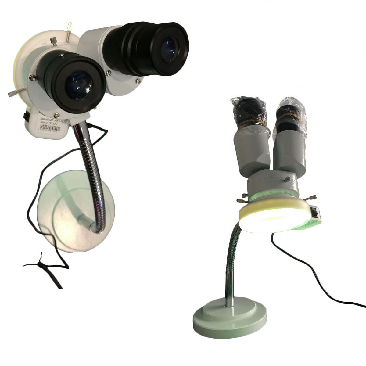 Professional Dental LED Microscope 8X Comprehensive Magnification 360° Revolve Lab Equipment image 4