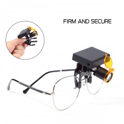 Professional Dental 3W LED Wireless Headlight Optical Filter for Binocular Loupe Glass DY-010 image 1