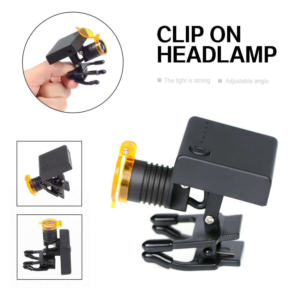 Professional Dental 3W LED Wireless Headlight Optical Filter for Binocular Loupe Glass DY-010 image 3
