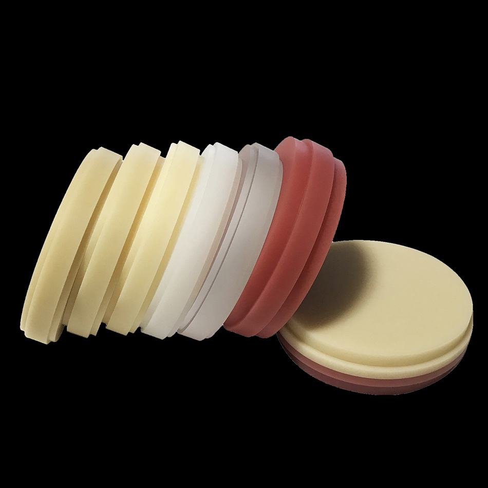5-Piece Dental PMMA Blocks Pmma Milling Discs Dental Material Lab for Make Temporary Bridge Dental Restorations Resin Block image 2