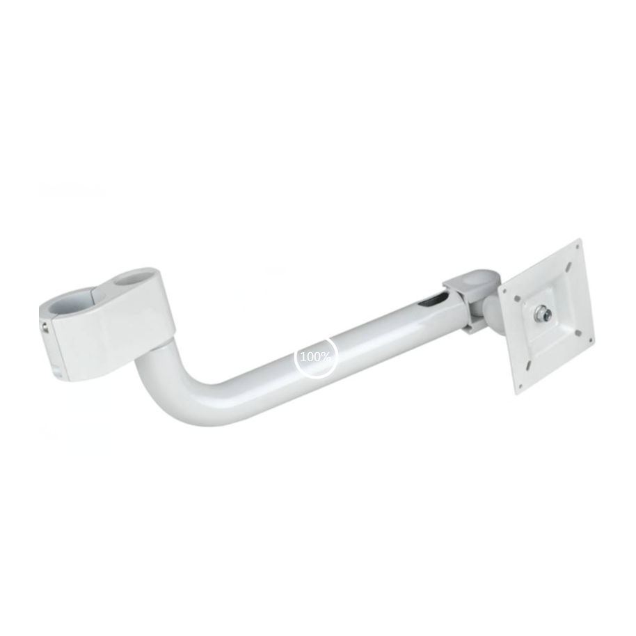 Standard Professional Dental Oral LCD Monitor Post Mounted Intraoral Camera Holder Mount Metal Arm image 3