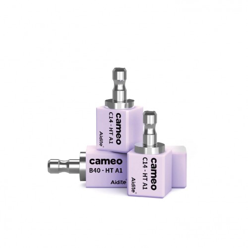 3-Piece/Box C14 Cad/Cam Lithium Disilicate Glass Ceramic Block for Dental Lab Veneer and Anterior Teeth Material image 1