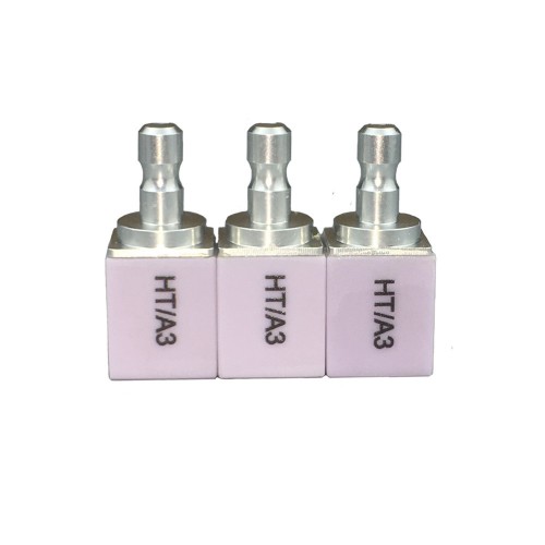 5-Piece C14 Dental Lithium Disilicate Glass Ceramic Blocks CEREC for Dental Lab Making Veneer image 1