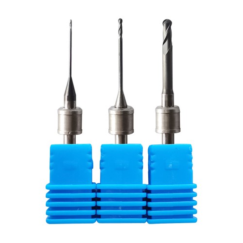 Dental Lab Diamond Coated Milling Burs, Compatible with Amann Girrbach Zirconia/PMMA Dental Cad Cam Milling Cutter image 1