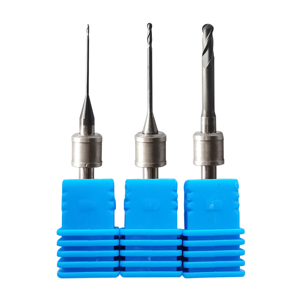Dental Lab Diamond Coated Milling Burs, Compatible with Amann Girrbach Zirconia/PMMA Dental Cad Cam Milling Cutter image 2