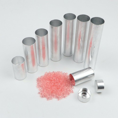 100-Piece 25.5*45mm Dental Lab Aluminum Tube Empty Cartridges for Flexible Acrylic image 1