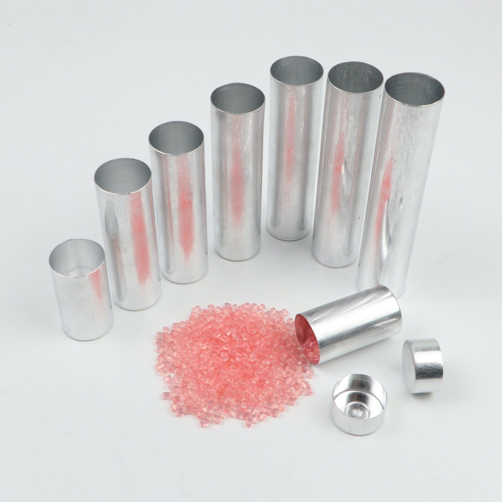 100-Piece 25.5*45mm Dental Lab Aluminum Tube Empty Cartridges for Flexible Acrylic image 2