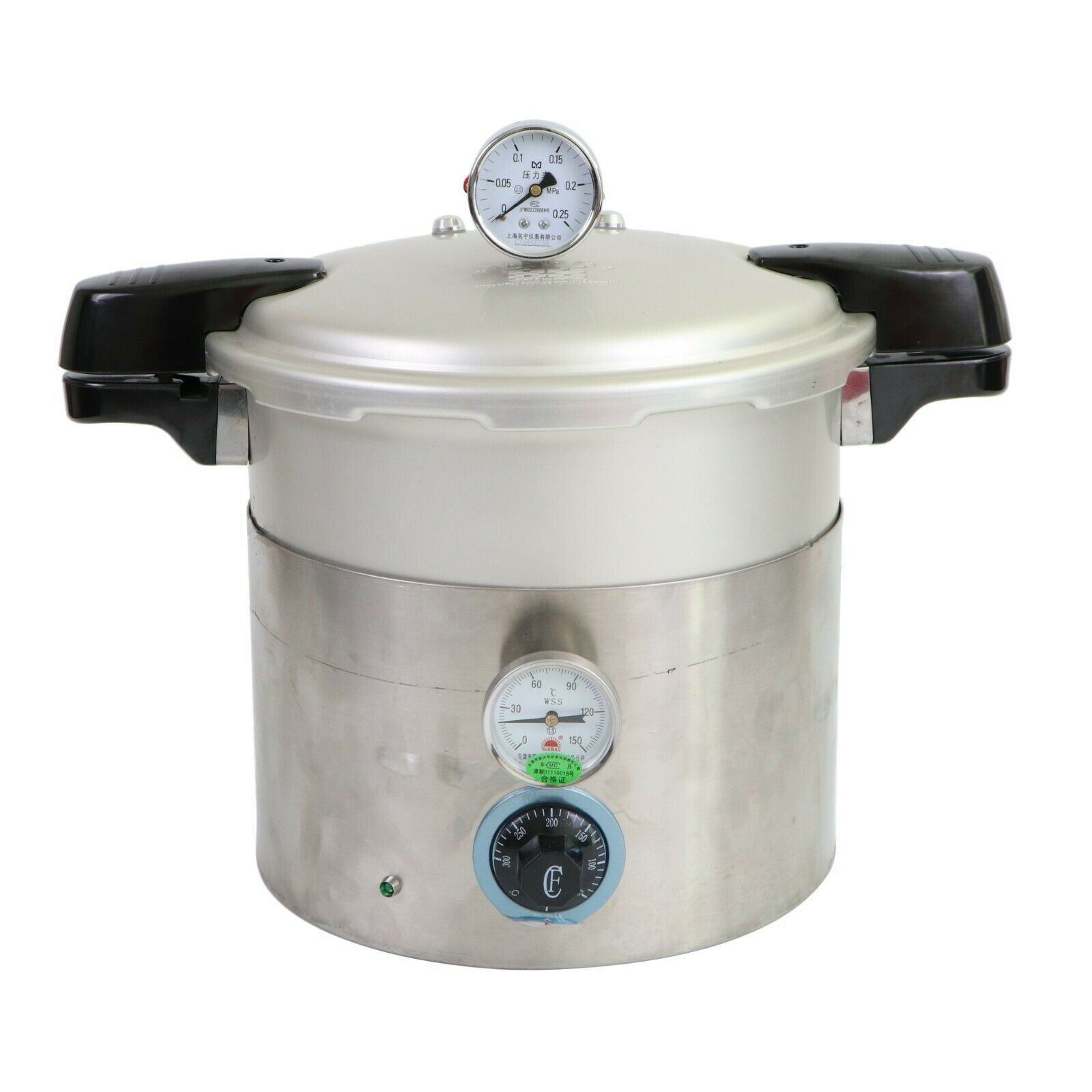 1800W Dental Lab Laboratory Steam Autoclave Sterilizer High Pressure Polymerizing Sterilization Pot image 2