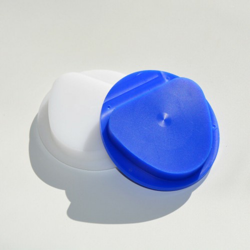 10-Piece 89*71*25mm Dental Blue/White Wax Disc Blocks for Amann Girrbach System image 1
