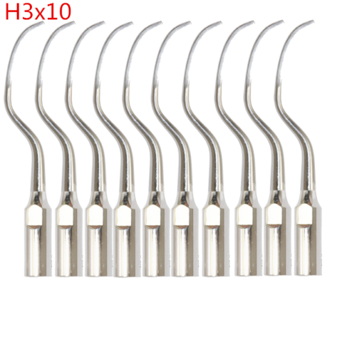 10X Dental Ultrasonic Perio Scaling Tips H3, Compatible with Satelec DTE Scaler Handpieces image 2