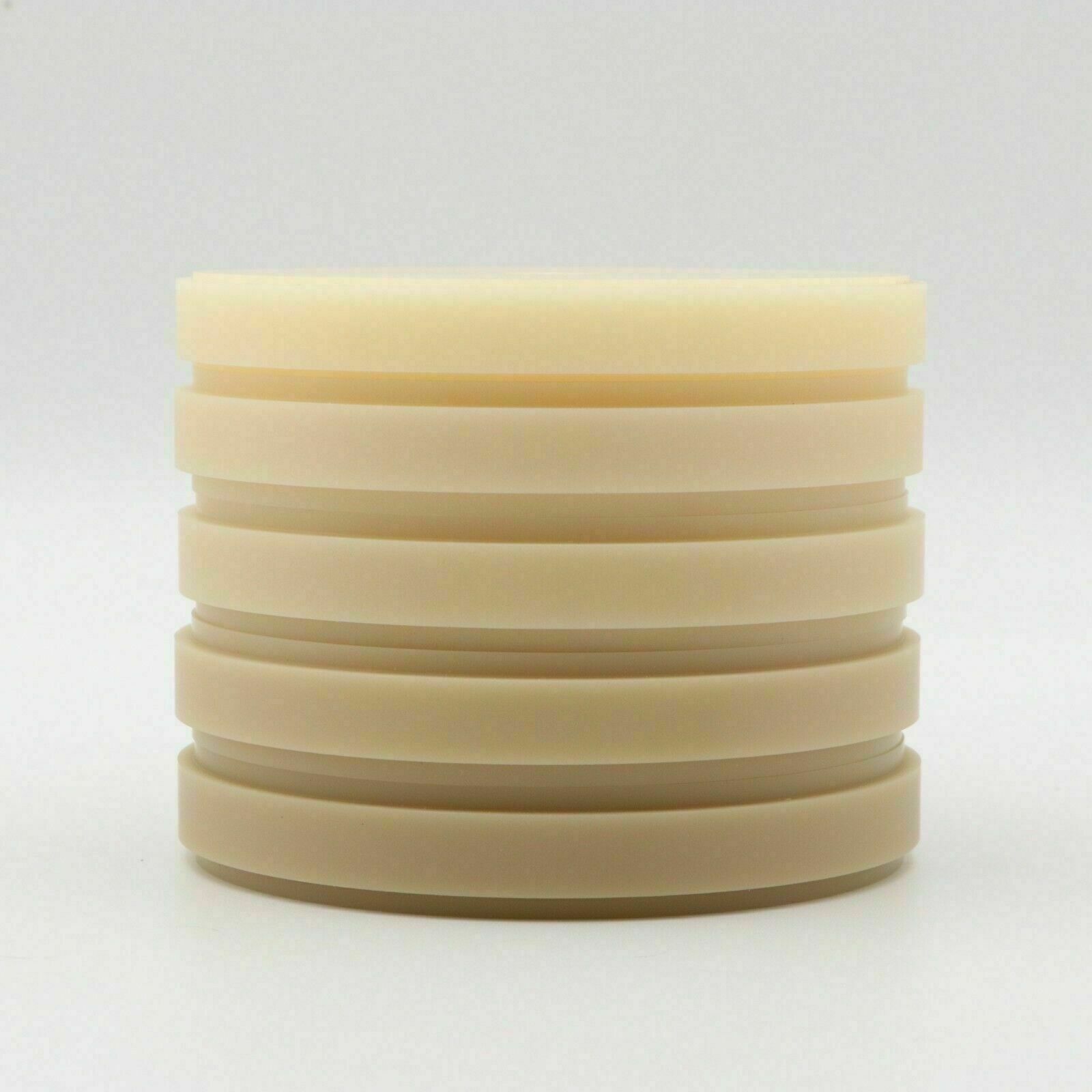 5-Piece Dental Lab CAD CAM PMMA Blocks Disk Material, Compatible with Wieland System OD98*18mm image 2