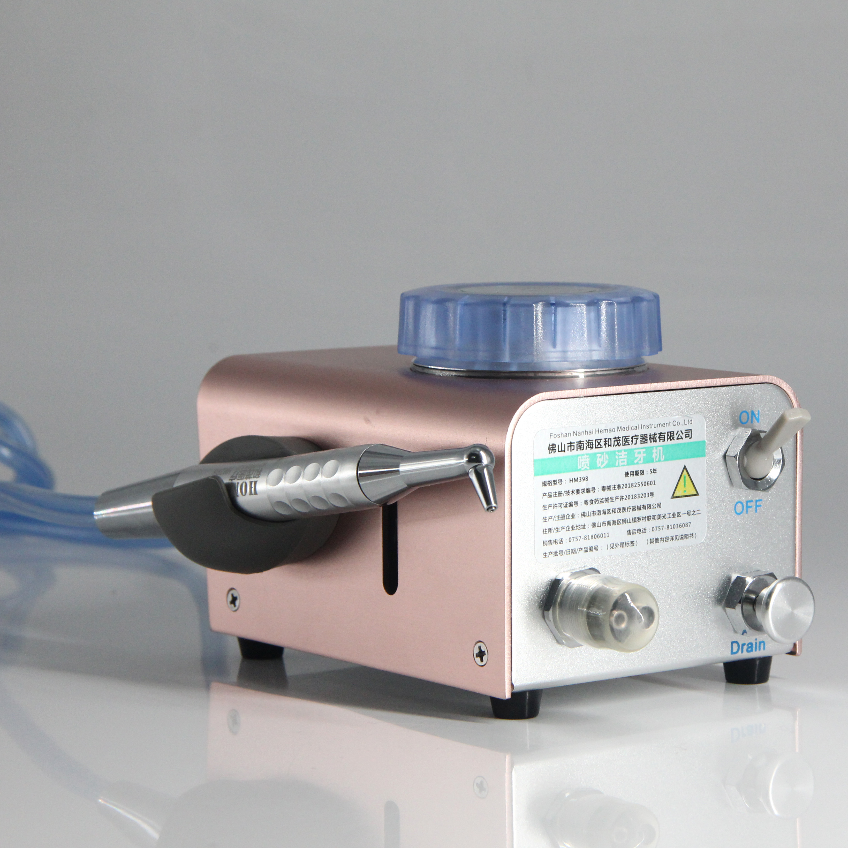 Professional Dental Air Abrasion Handpiece Polishing Intraoral Sandblasting Scaler for Teeth Cleaning image 2