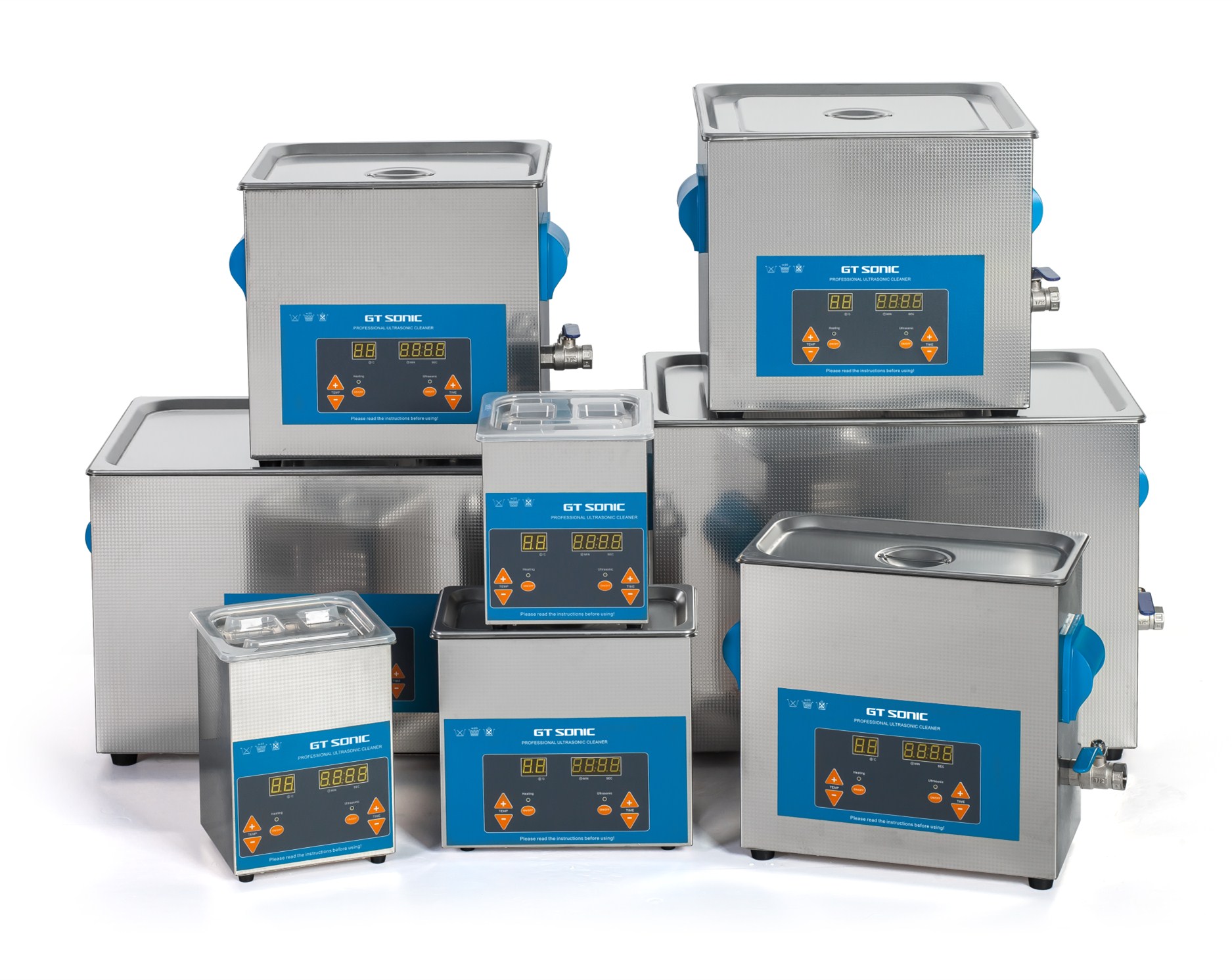 GT SONIC QTD 2-27L Tabletop Digital Ultrasonic Cleaner with Heater for Professional Dental Lab Industry Jewelry image 2