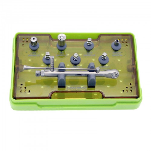 Dentium XIP Professional Dental Prosthetic Restoration Hand Driver Tool Kit Implant Instrument Set with Torque Wrench Drivers image 1