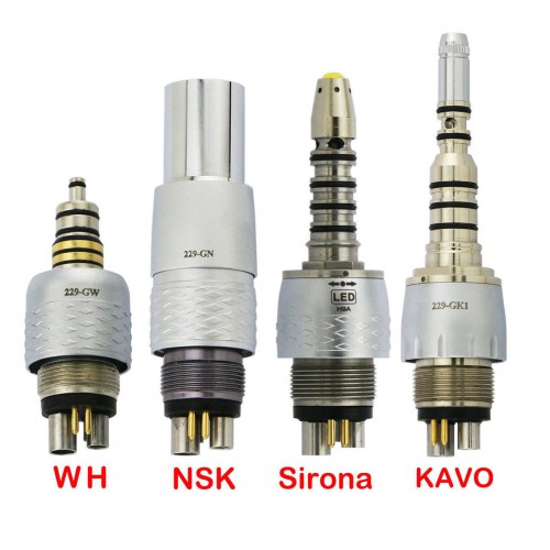 YUSENDENT COXO Dental LED Coupling Coupler, Compatible with KaVo NSK Sirona Fiber-Optic Turbine Handpiece image 1