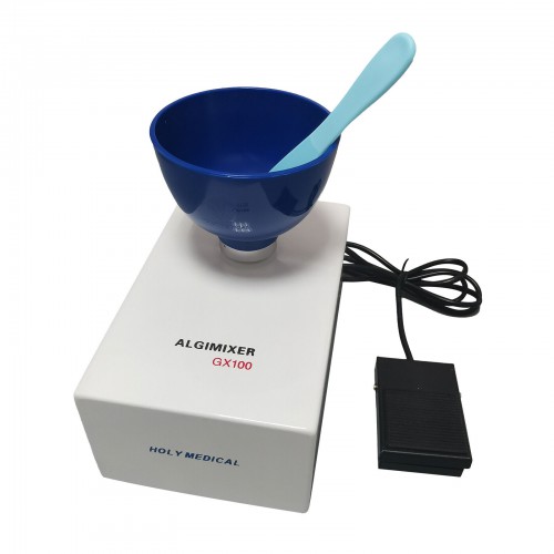 GX100 Professional Dental Lab Alginate Mixer Dentures Alginate Mixing Machine Foot Pedal Control image 1
