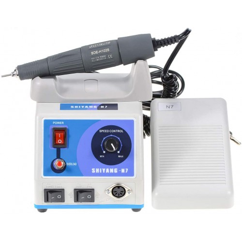 SHIYANG N7 Dental Micro Motor Polisher Machine with SDE-H102S 35K rpm Handpiece Compatible Marathon image 1