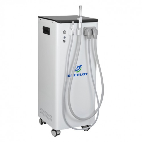 GREELOY GSM-300 350L/Min Portable Mobile Professional Dental Suction Unit Vacuum Pump with Strong Suction image 1