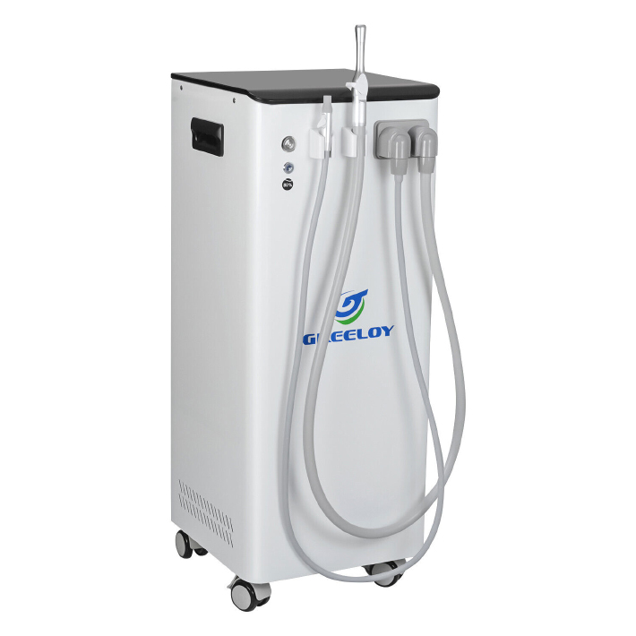 GREELOY GSM-300 350L/Min Portable Mobile Professional Dental Suction Unit Vacuum Pump with Strong Suction image 2